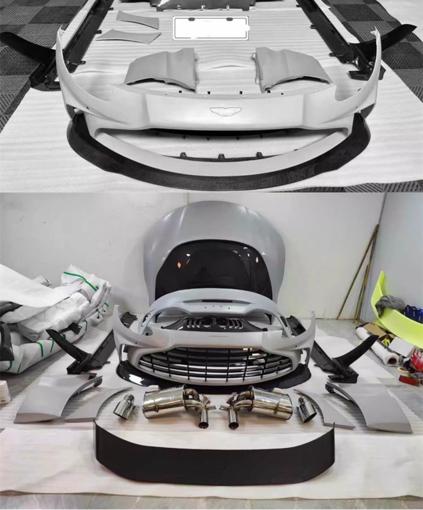 Aston Martin Vantage V12 Style Conversion Parts - styling view