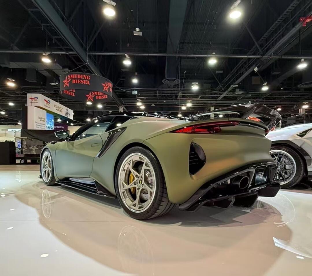 Lotus Emira V Style Dry Carbon Parts - styling view