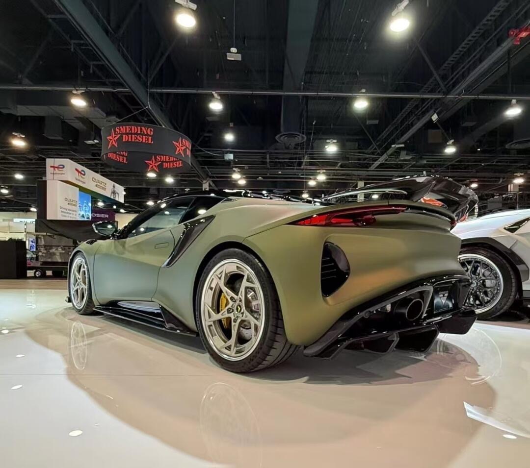 Lotus Emira V Style Dry Carbon Parts - styling view