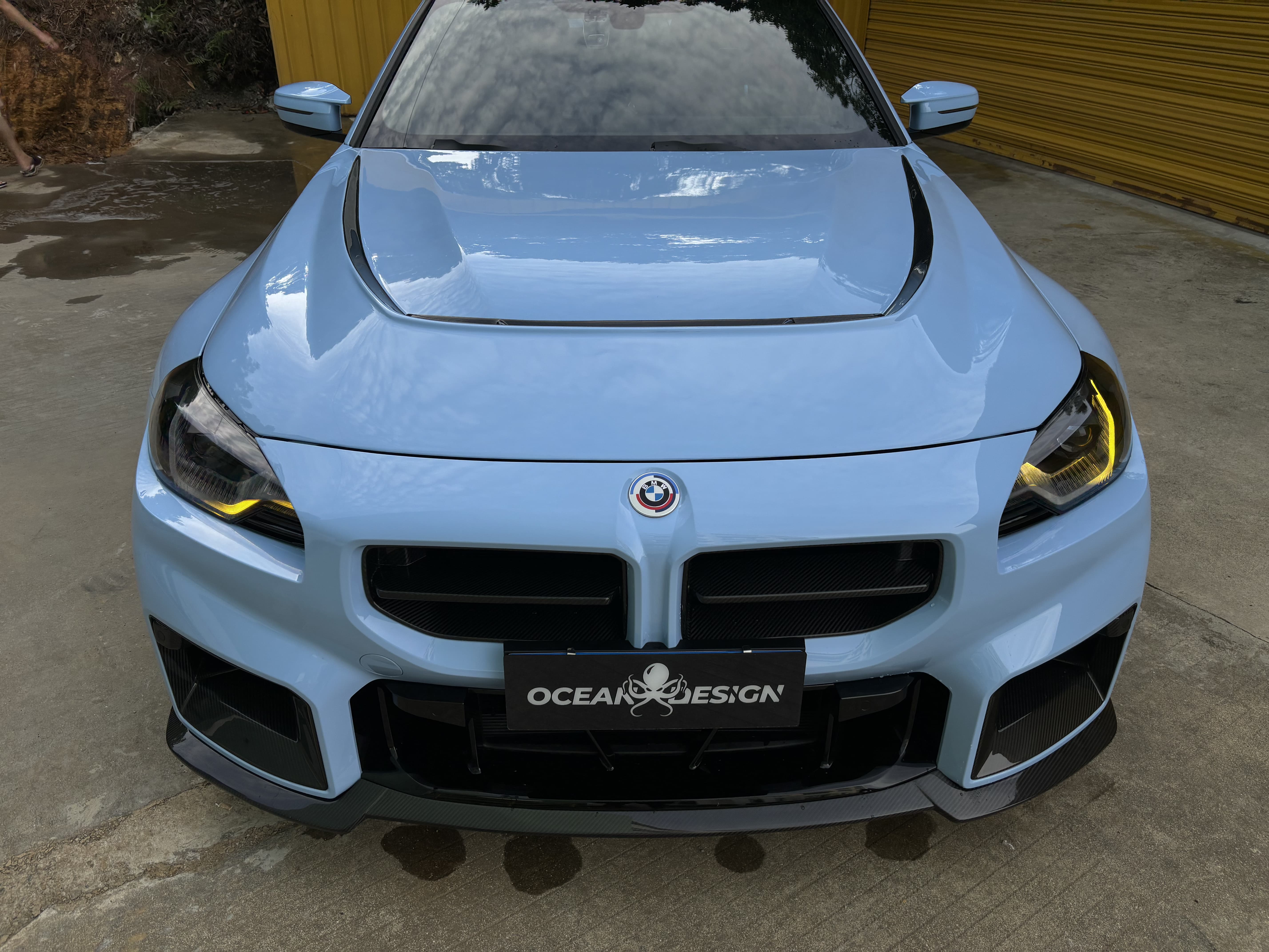 BMW G87 M2 AP Style Dry Carbon Parts - styling view