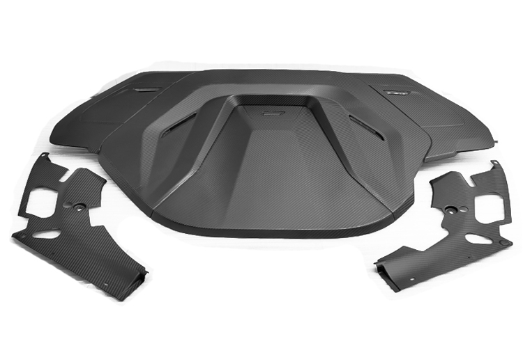 BMW G26 i4 MIW Style Carbon Fiber Parts - styling reference for Engine Cover Panel