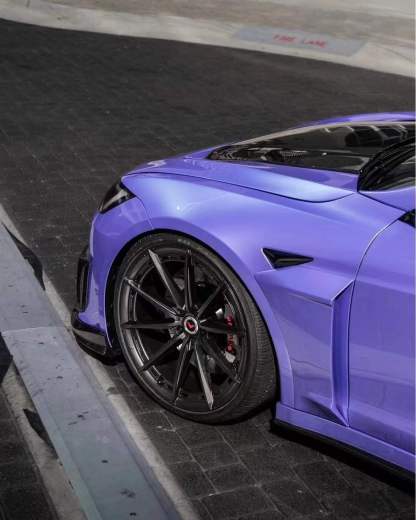 Tesla Model S 2023-2025 V Style Parts - styling view