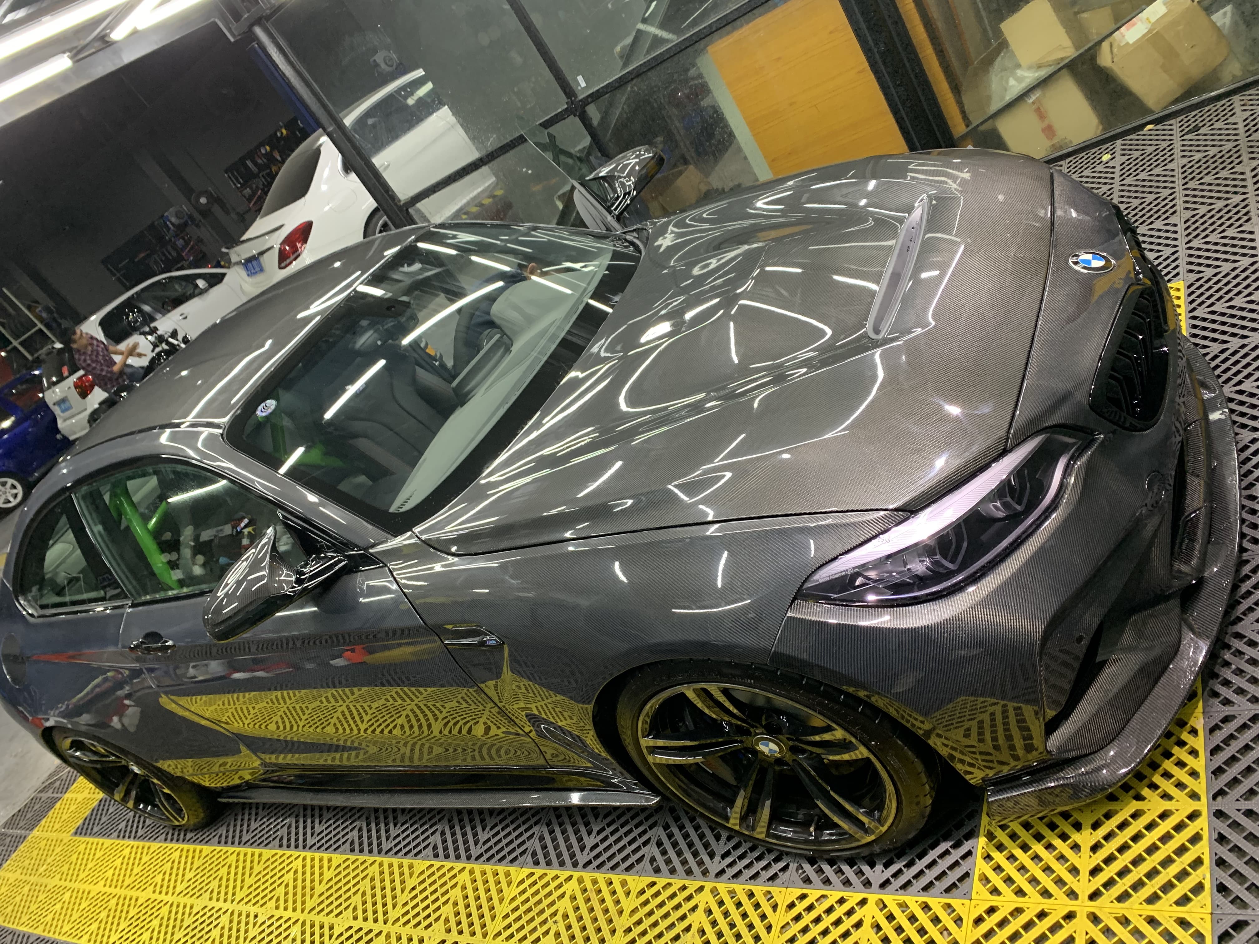 BMW F87 M2C OEM Style Carbon Fiber Body Parts - styling view