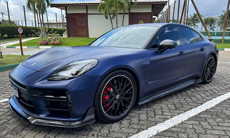Porsche Panamera 976 Ocean Design Type 2 Style Dry Carbon Parts - styling view