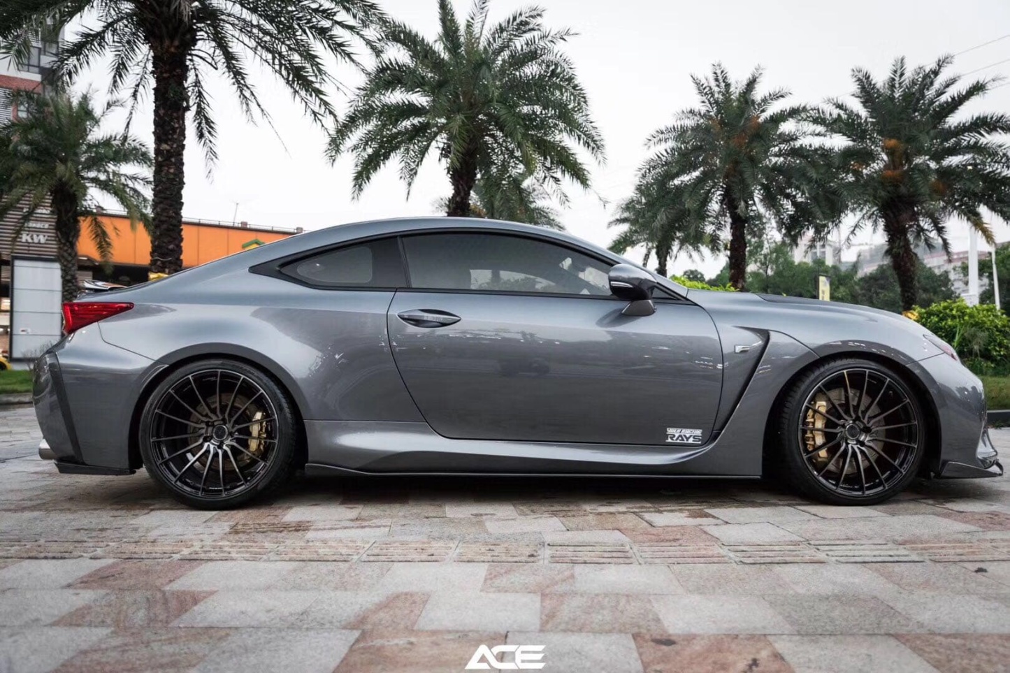 Lexus RC F Ocean Design Style Carbon Fiber Parts - styling view