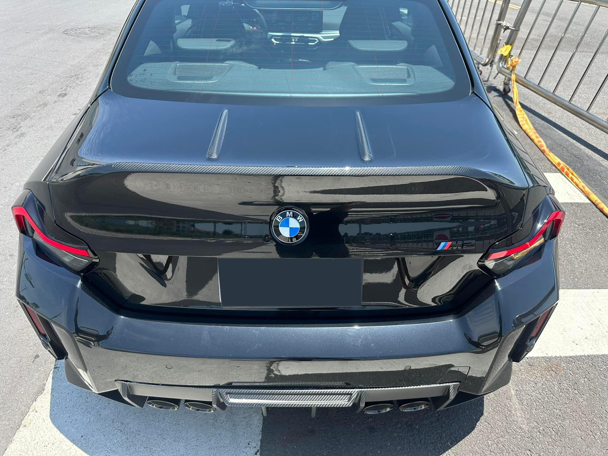 BMW G87 M2 Ocean Design CSL Style Dry Carbon Trunk Lid - styling view