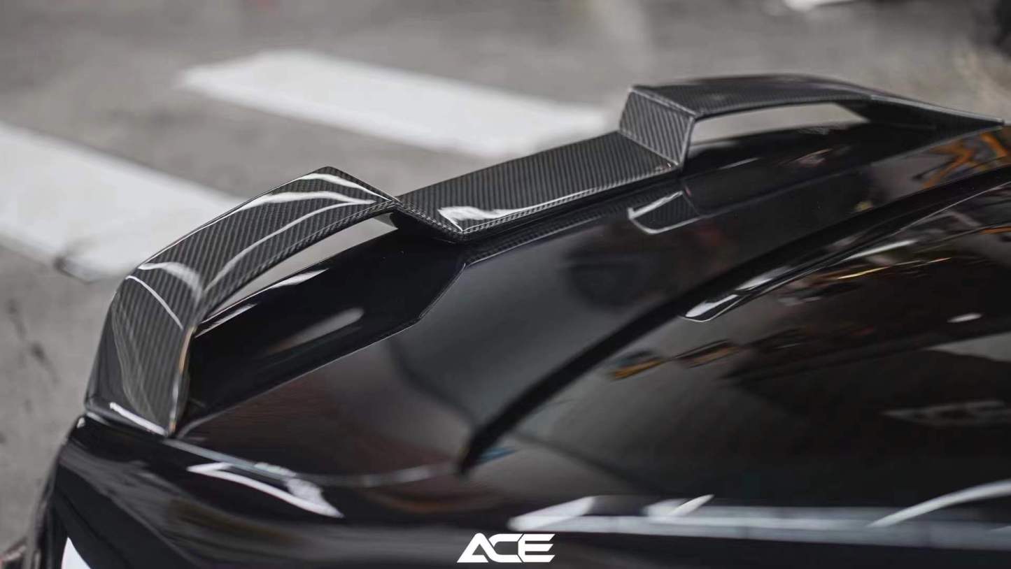 BMW G80 M3/G82 M4 V Style Dry Carbon Parts - styling view