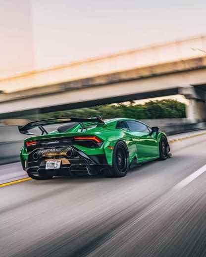 Lamborghini STO V Style Dry Carbon Parts - styling view