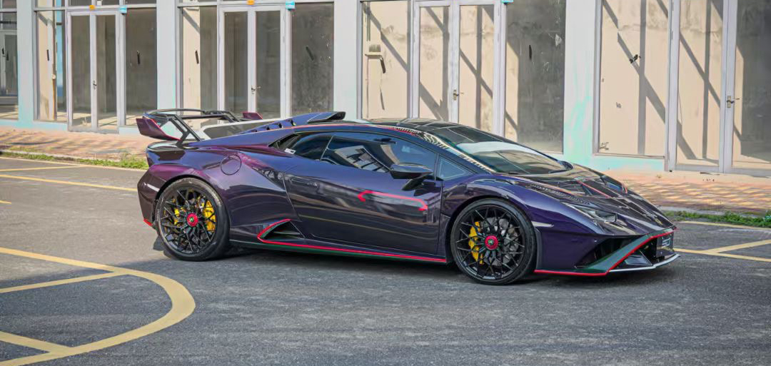 Lamborghini LP580/600/610 STO Style Dry Carbon Conversion Kit - styling view