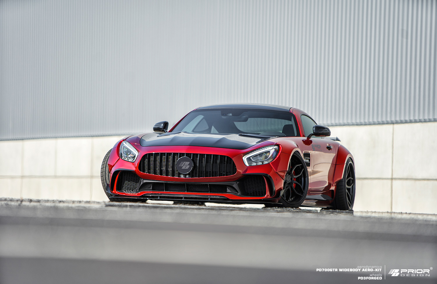 Mercedes-AMG GT Prior Design Style Parts - styling view