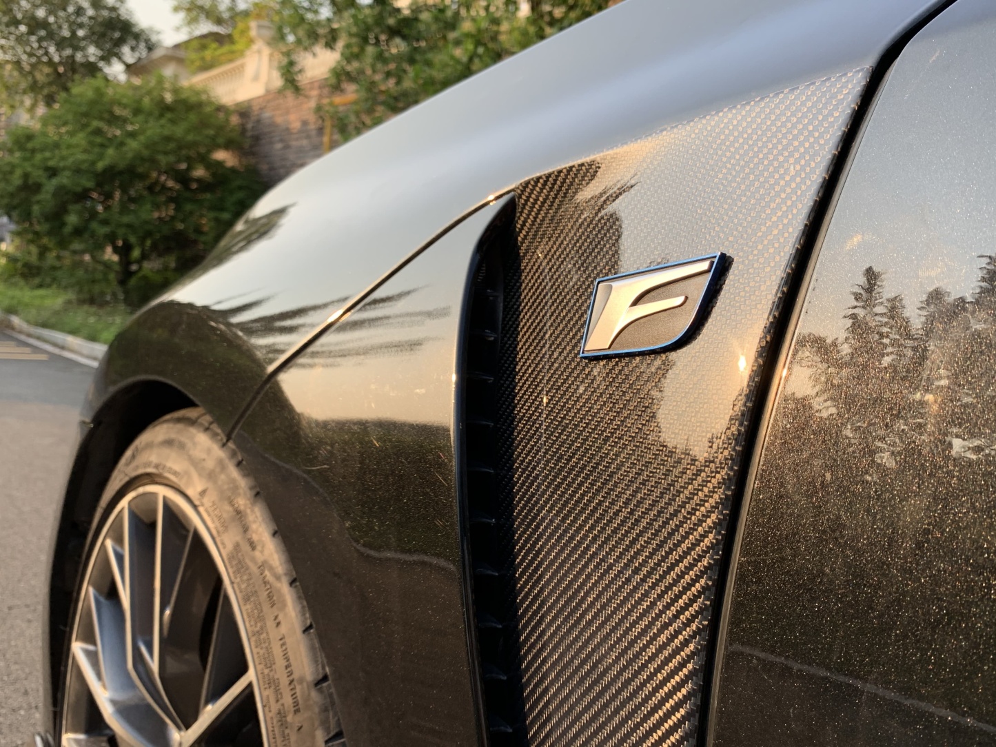 Lexus GS F/GS200/GS300 TOM'S Style Carbon Parts - styling reference for Fender Trim