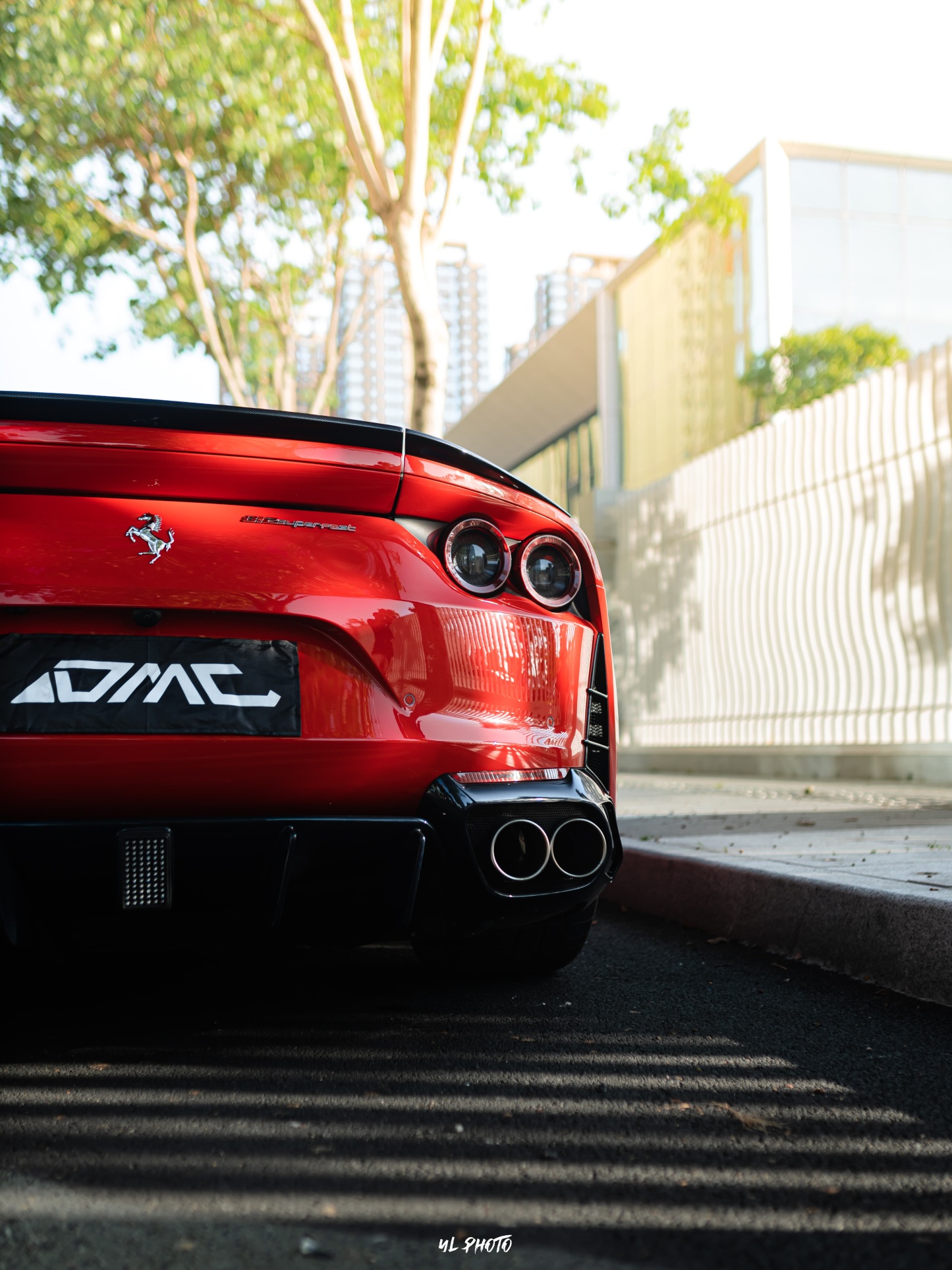 Ferrari 812 MSY Style Dry Carbon Parts - styling view