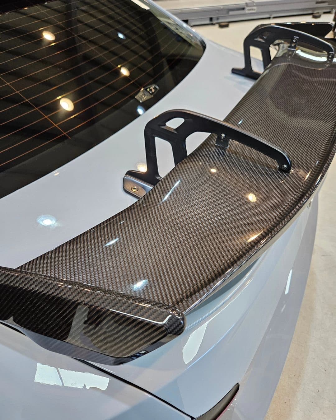 BMW G87 M2/G80 M3/G82 M4 AK Style Dry Carbon GT Wing - styling view