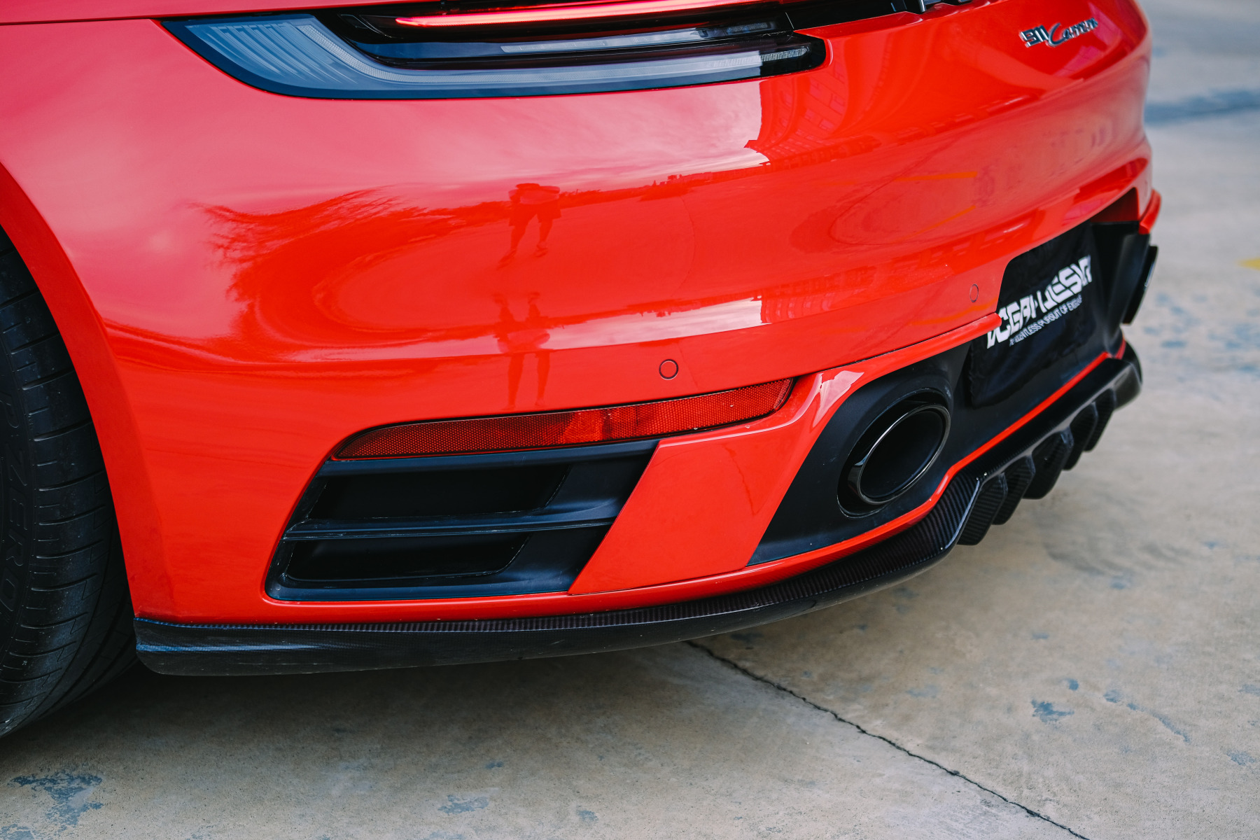 Porsche 911 992.1 Techart Style Carbon Parts - styling view