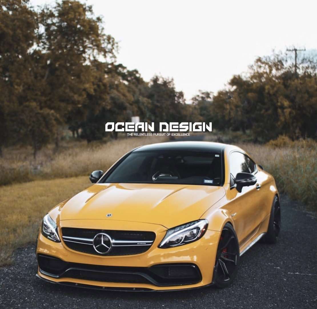 Mercedes-Benz C63 Coupe Edition One Style Carbon Fiber Parts - styling view