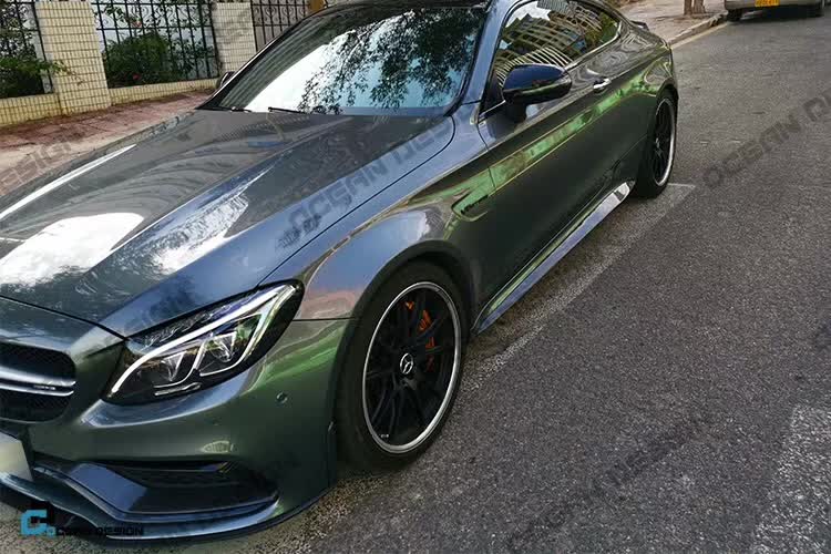 Mercedes-Benz C63 Coupe Edition One Style Carbon Fiber Parts - styling view