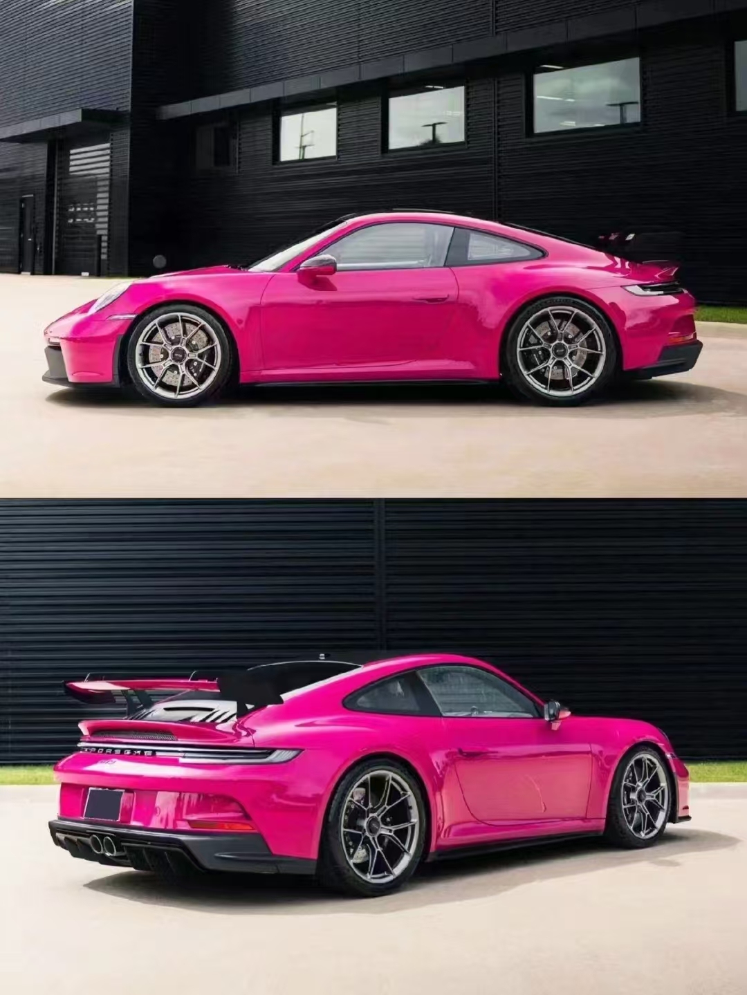 Porsche 911 992.1 GT3 Style Conversion Parts - styling view