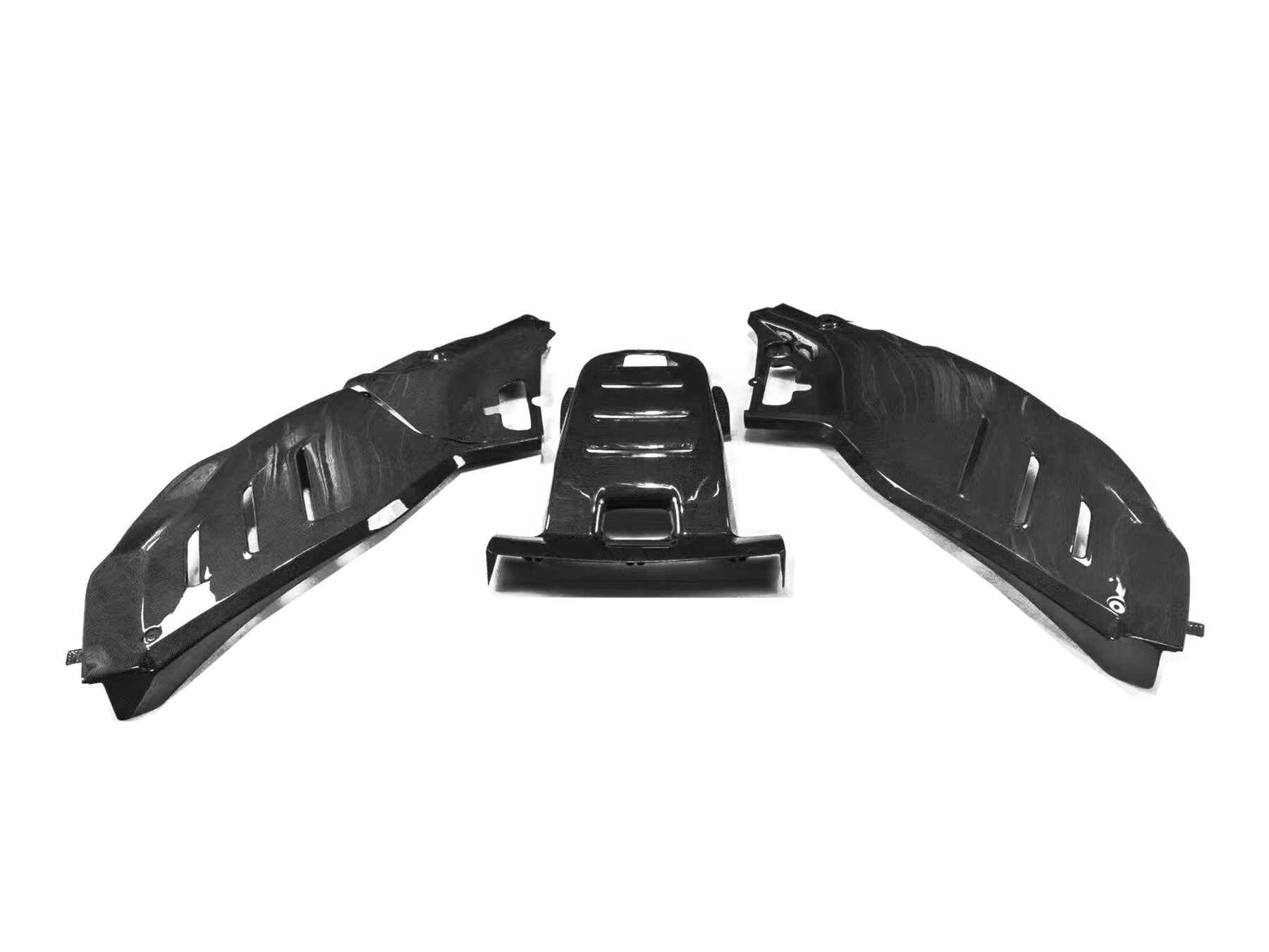 Ferrari Purosangue OEM Style Dry Carbon Parts - styling reference for Engine Bay Trim