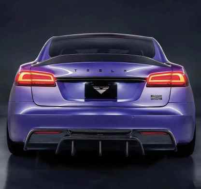 Tesla Model S 2023-2025 V Style Parts - styling view