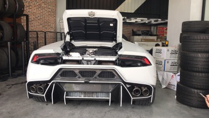 Lamborghini LP580/LP600/LP610 V Style Dry Carbon Parts - styling view