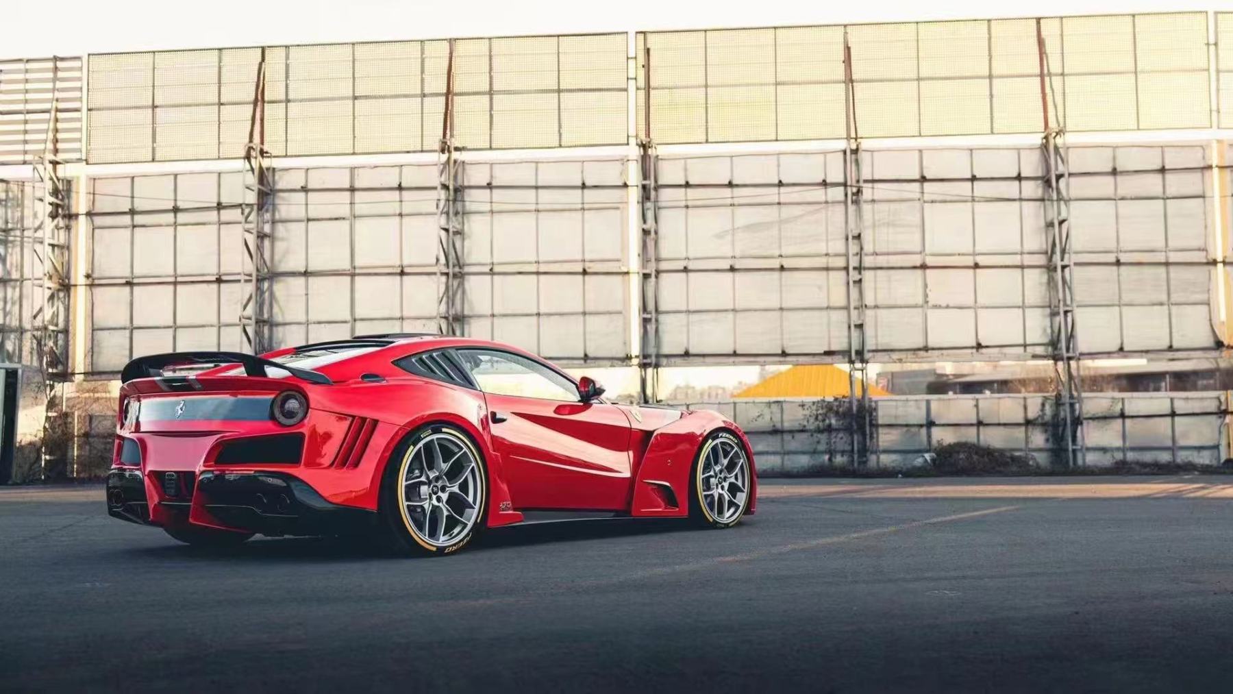 Ferrari F12 N-Largo Style Composite Body Kit - styling view