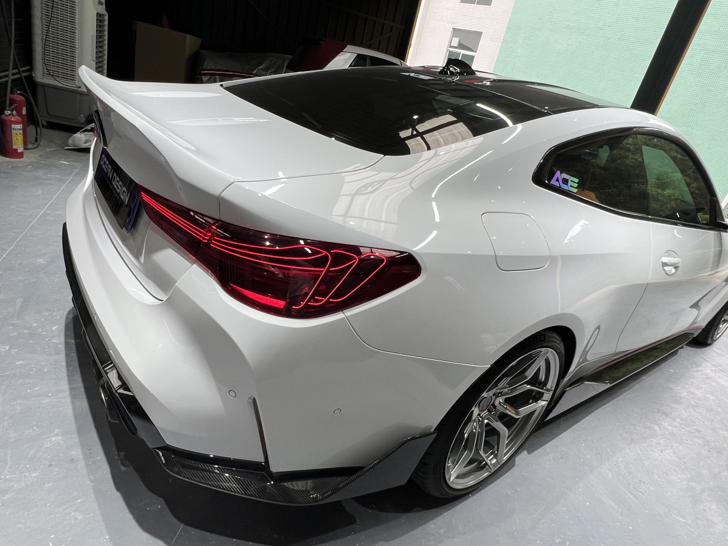 BMW G80 M3/G82 M4 CSL Style Dry Carbon Parts - styling view