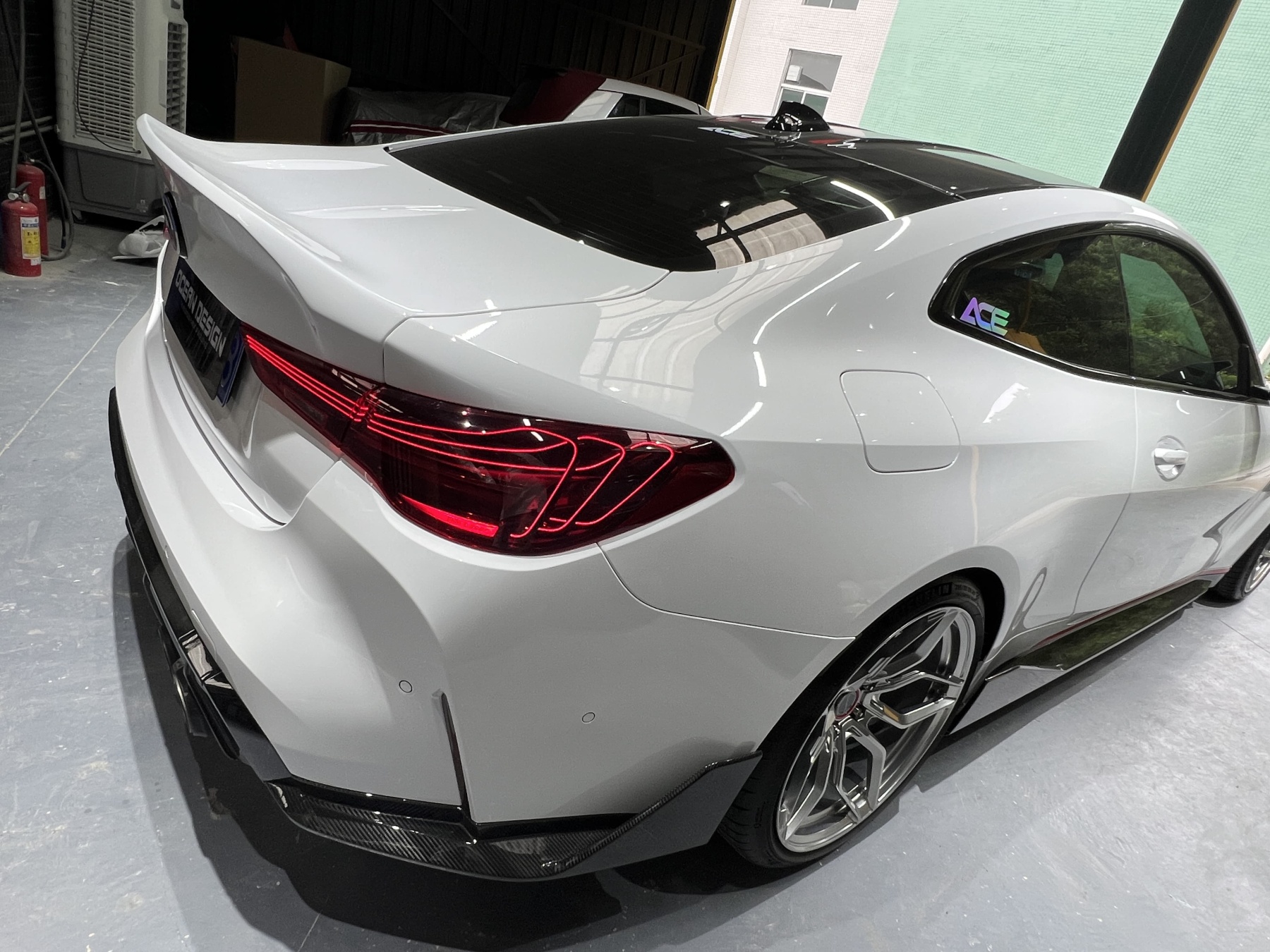 BMW G80 M3/G82 M4 CSL Style Dry Carbon Parts - styling view