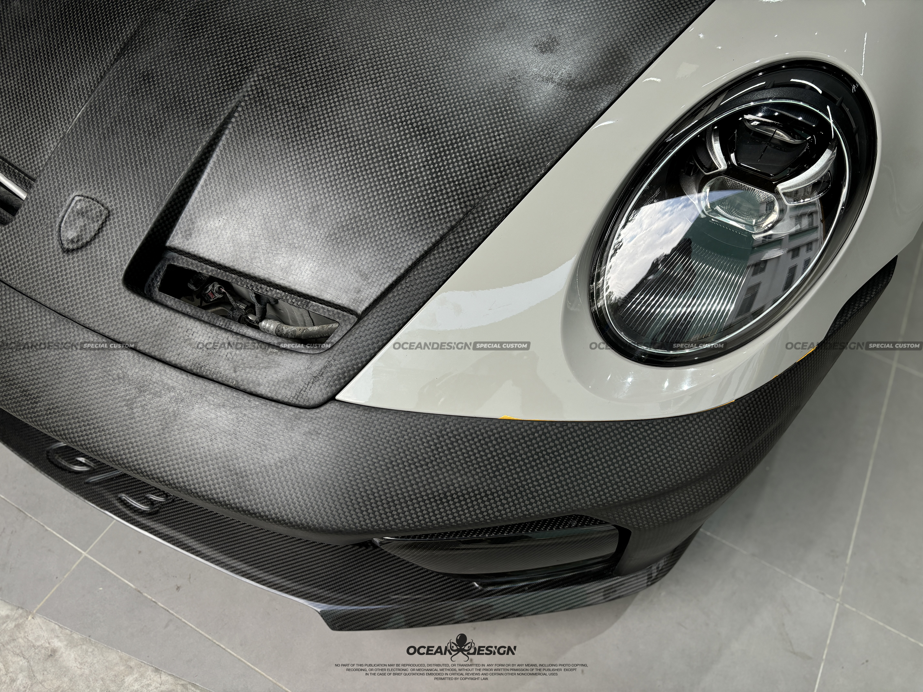 Porsche 911 992.1 / 992.2 GT3 Style Conversion Parts - styling view