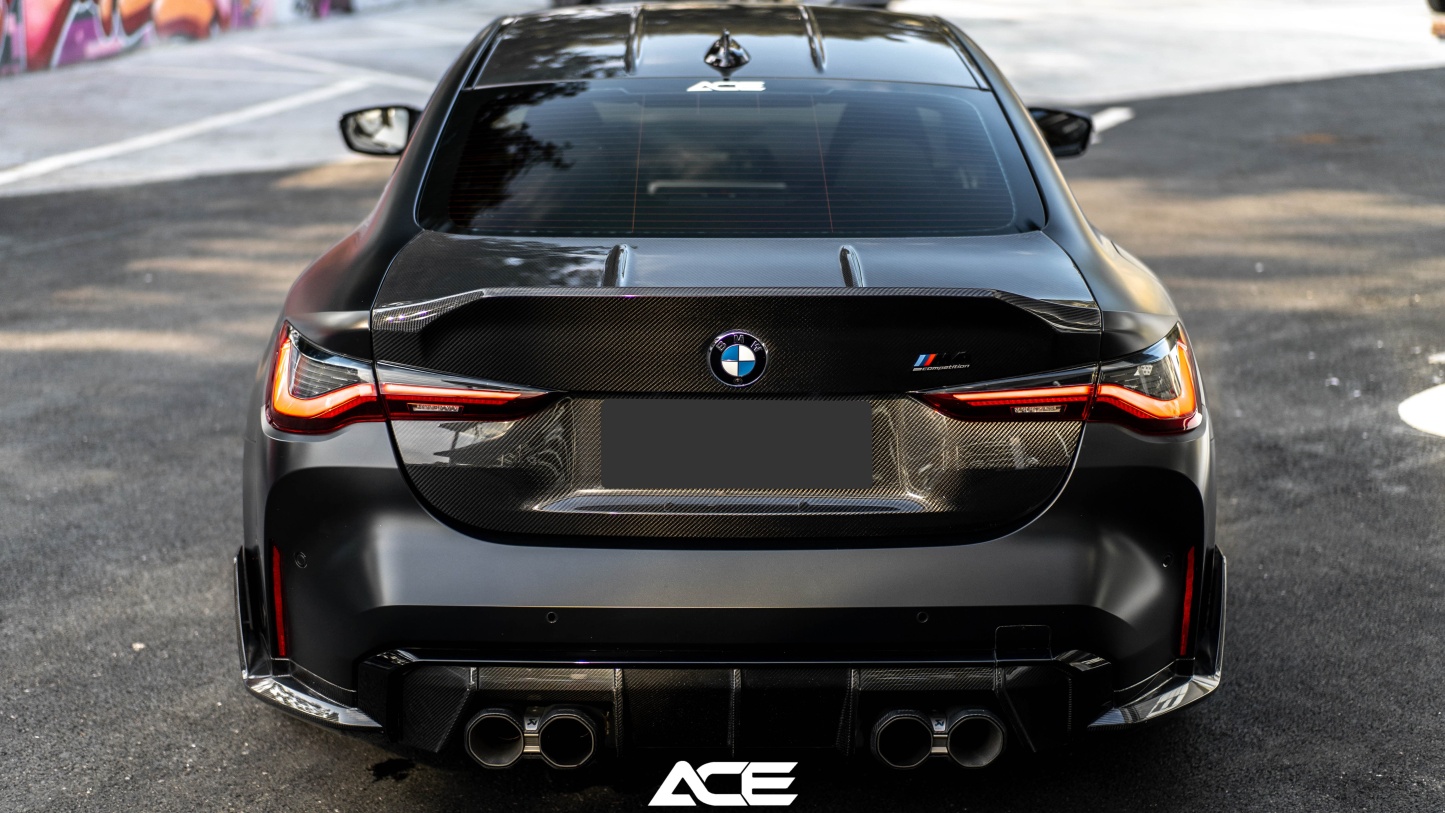 BMW G80 M3/G82 M4 CSL Style Dry Carbon Parts - styling view