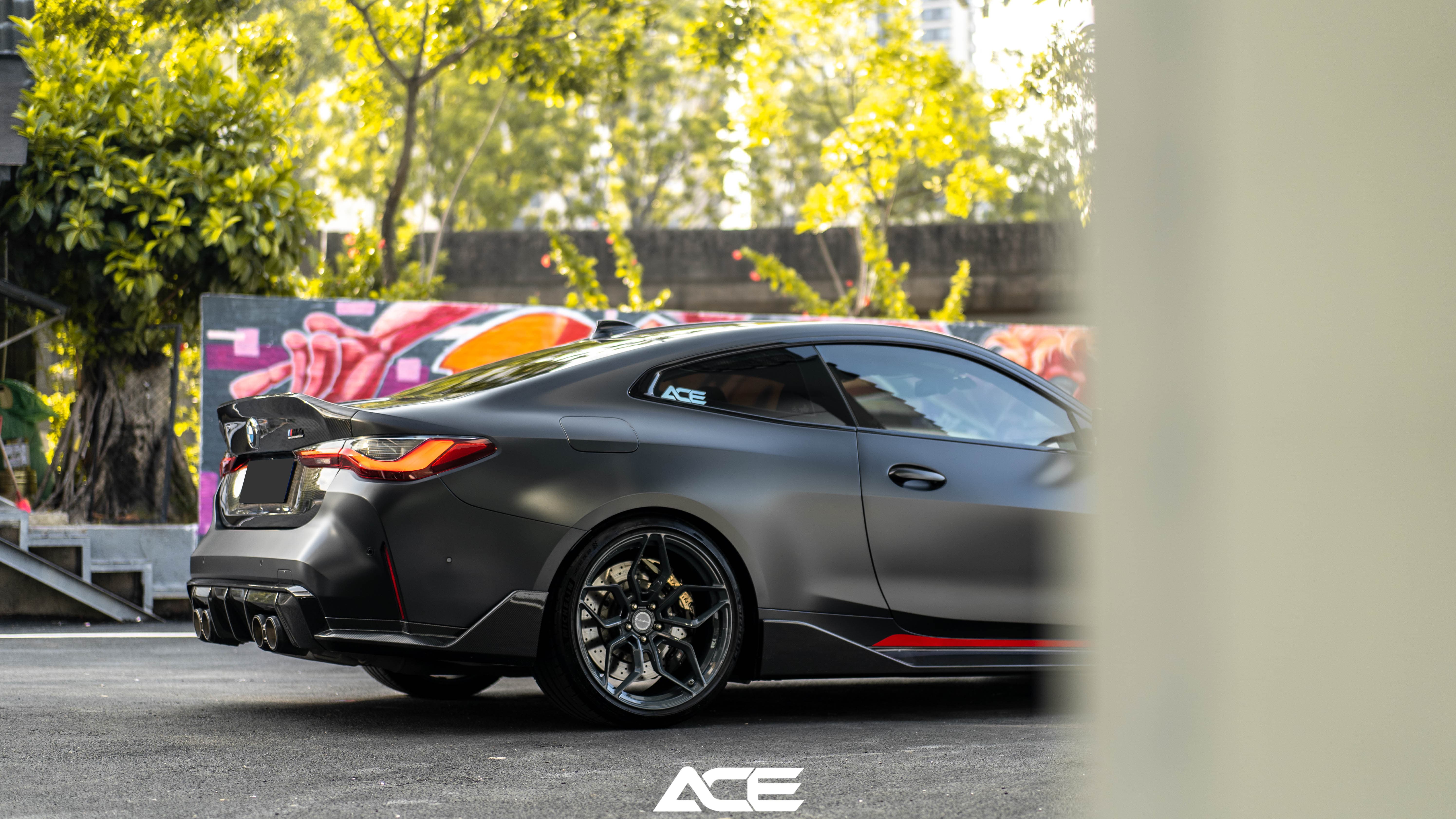 BMW G80 M3/G82 M4 CSL Style Dry Carbon Parts - styling view