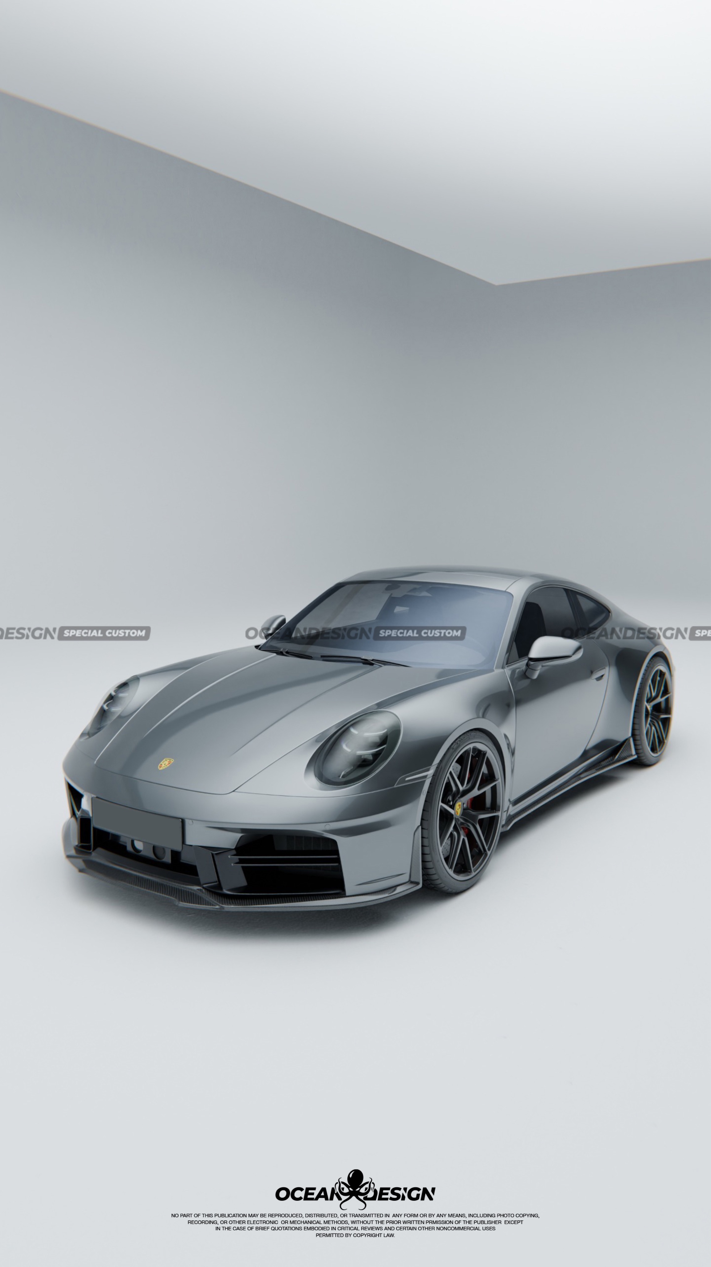 Porsche 911 992.2 Ocean Design Dry Carbon Parts - styling view