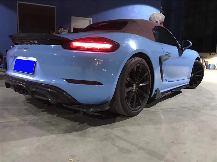Porsche 718 Boxster / Cayman A Style Parts - styling view