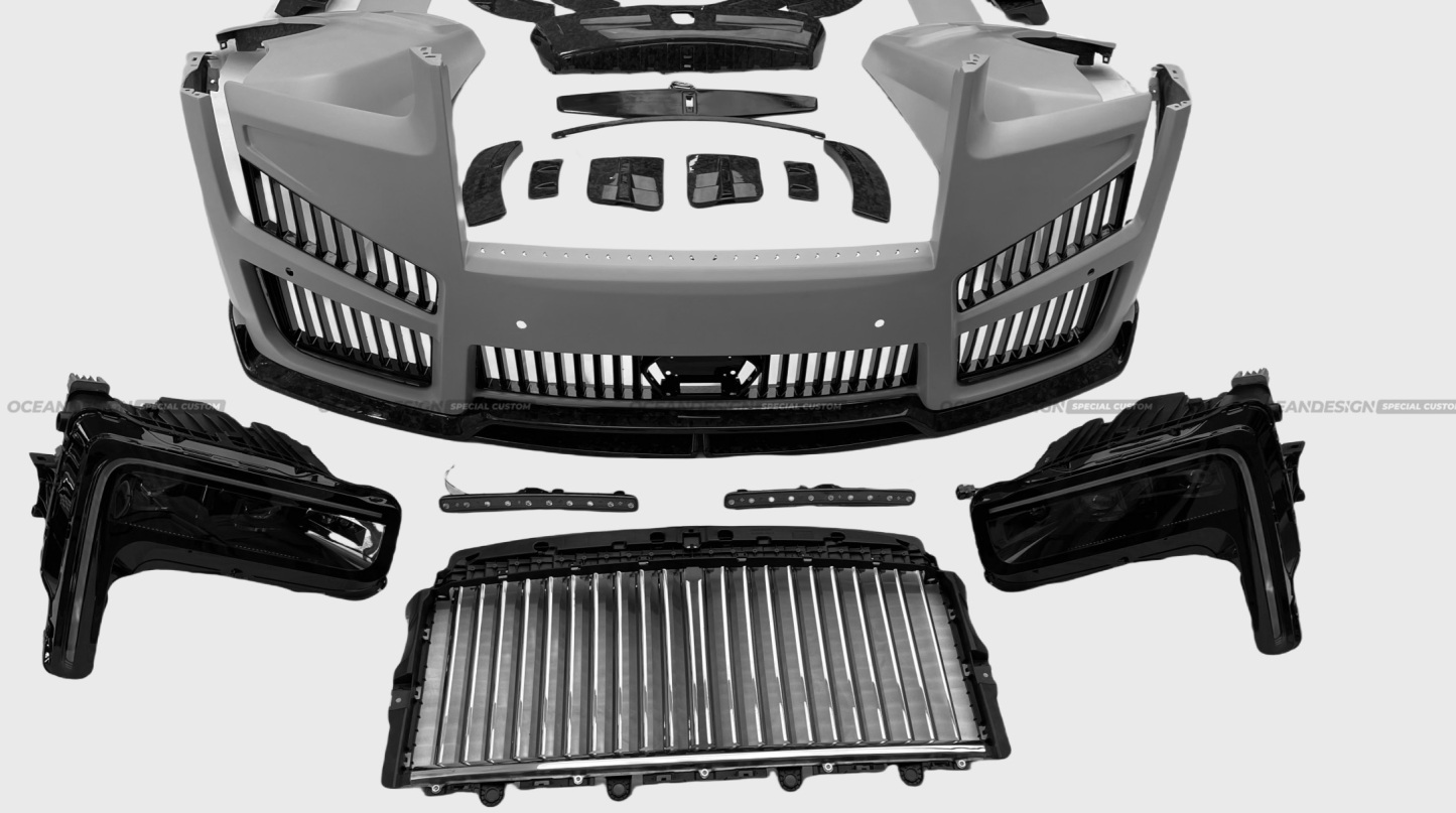 Rolls-Royce Cullinan MSY Style Dry Carbon Body Kit Configurations - styling reference for Full Set - Earlier Version
