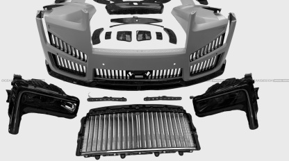 Rolls-Royce Cullinan MSY Style Dry Carbon Body Kit Configurations - styling reference for Full Set - Earlier Version