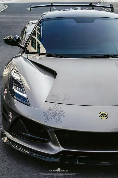 Lotus Emira X Style Dry Carbon GT Wing - styling view