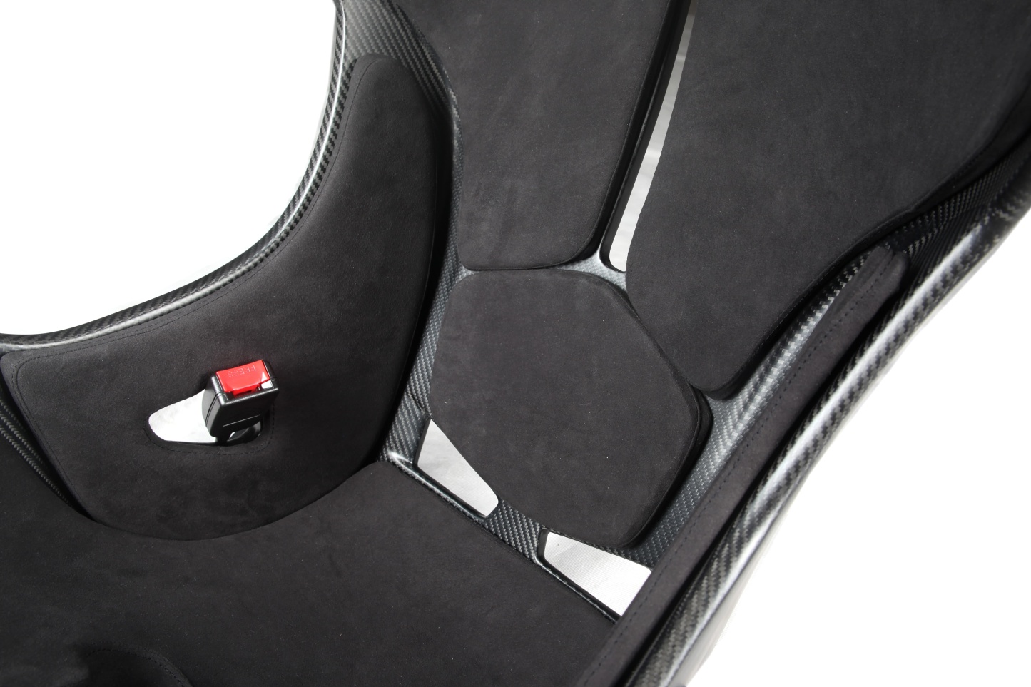 McLaren Senna Style Dry Carbon Bucket Seat - styling view