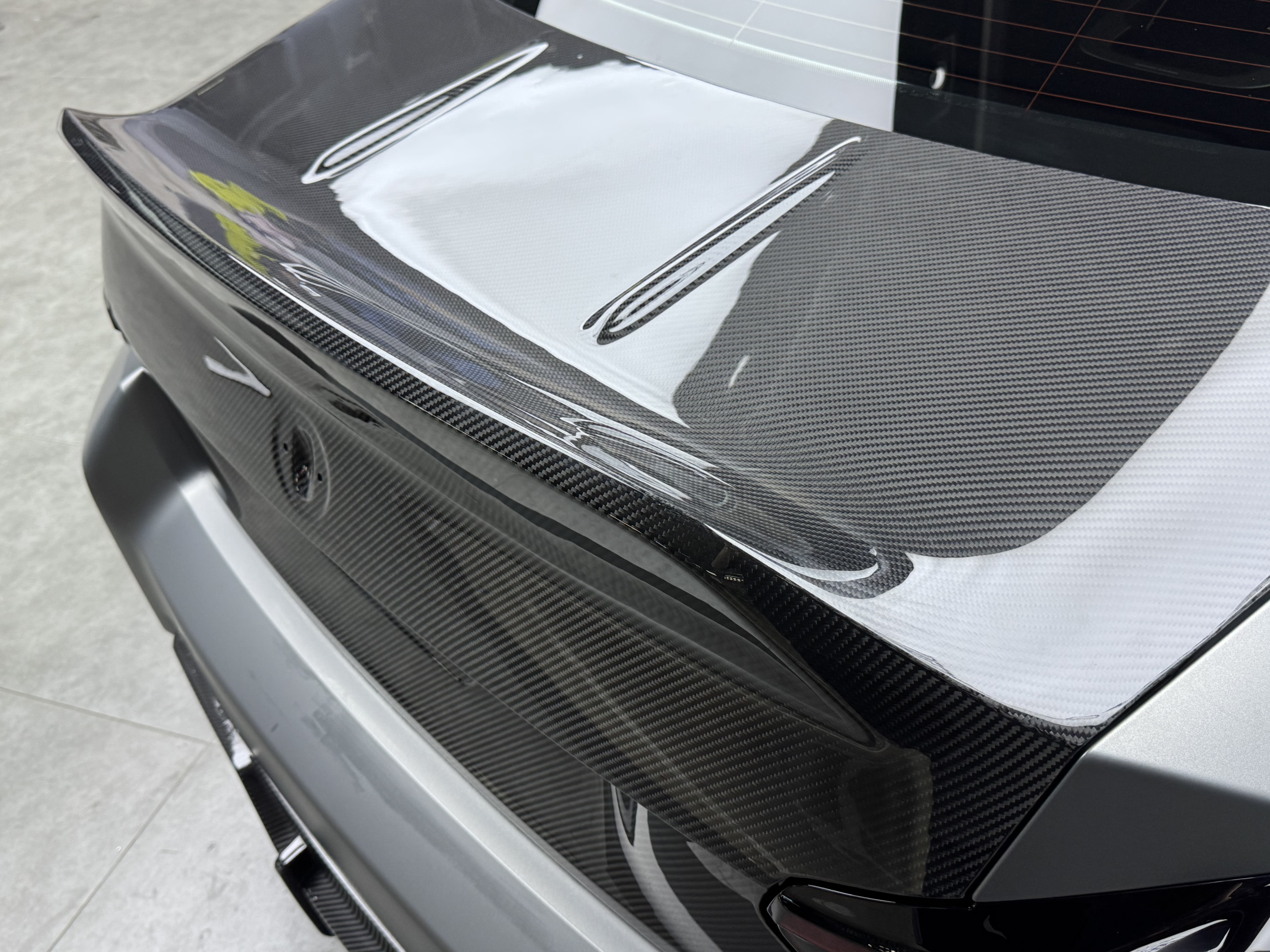 BMW G87 M2 Ocean Design CSL Style Dry Carbon Trunk Lid - styling view