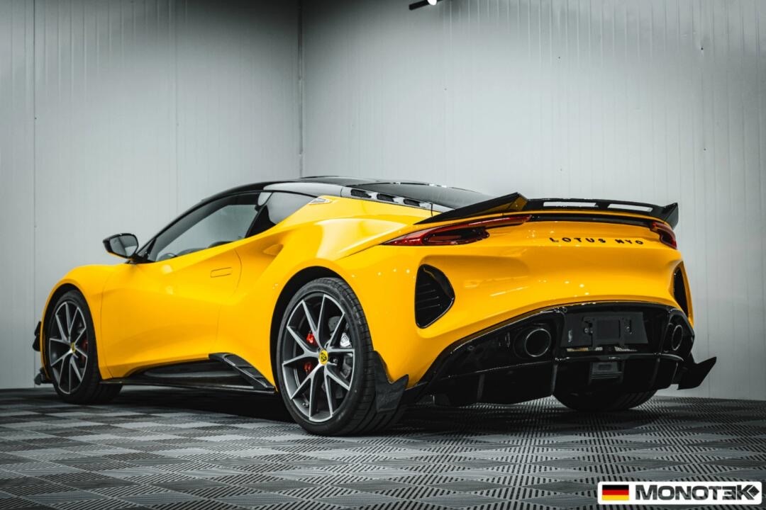 Lotus Emira Monotek Style Dry Carbon Parts - styling view