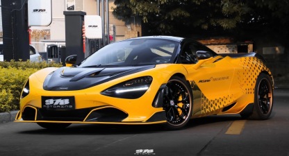 McLaren 720S V Style Carbon Fiber Parts - styling view