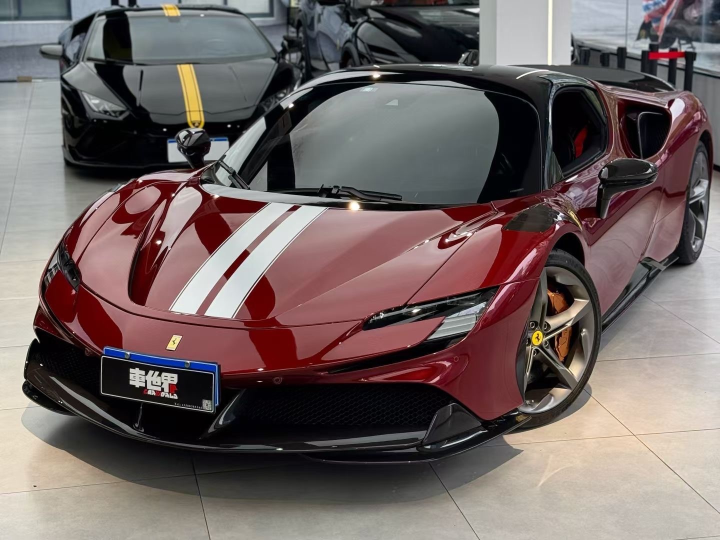 Ferrari SF90 OEM Style Dry Carbon Parts - styling view