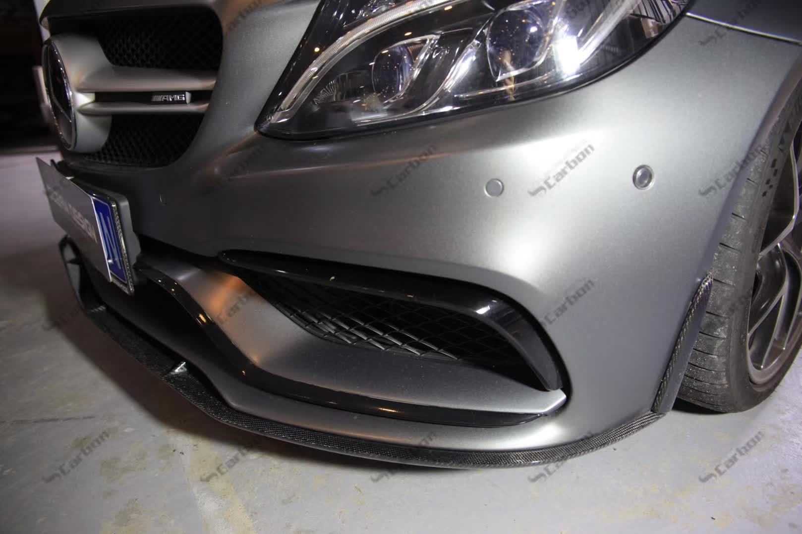 Mercedes-Benz C63 Coupe Edition One Style Carbon Fiber Parts - styling view