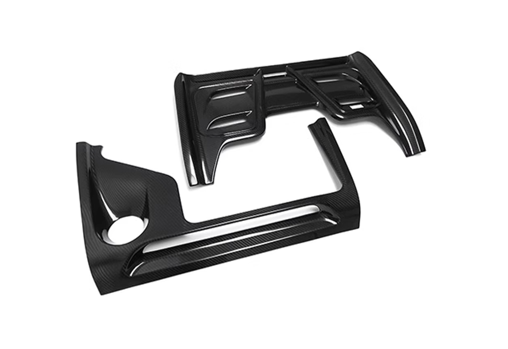 Lotus Emira Carbon Trim Parts - styling reference for Upper and Lower Engine Covers - 3.5T