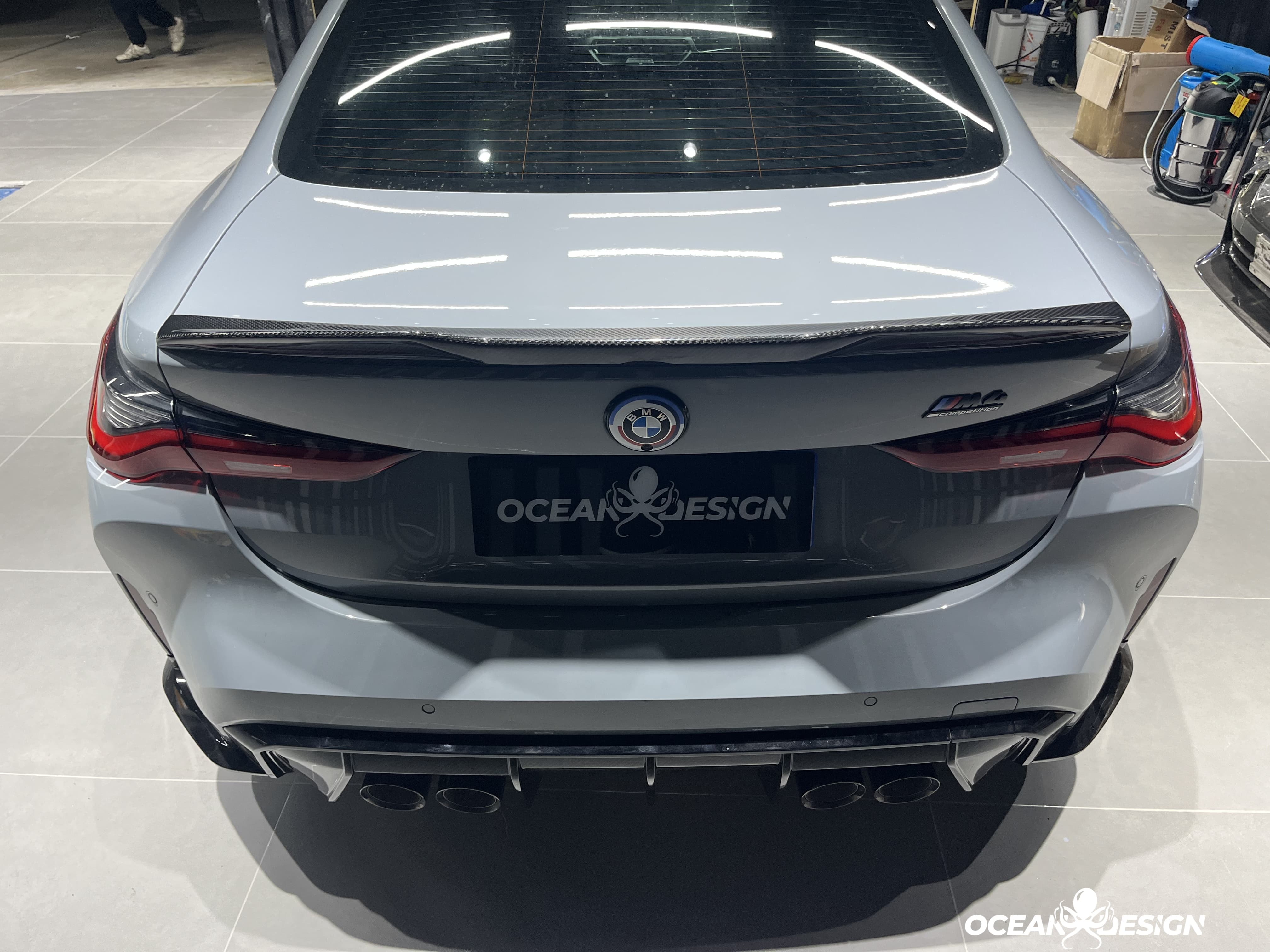 2021–2025 BMW M3 (G80) / M4 (G82) MP Style Rear Diffuser – Dry Carbon Fiber