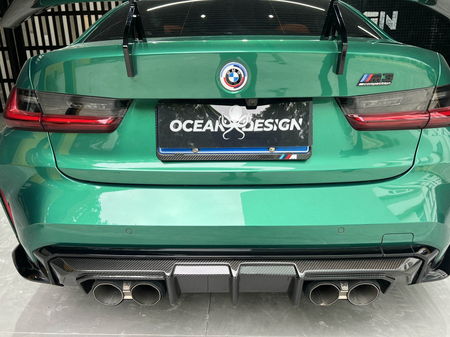 BMW G80 M3/G82 M4 Maxton MT Style Dry Carbon Parts - styling view