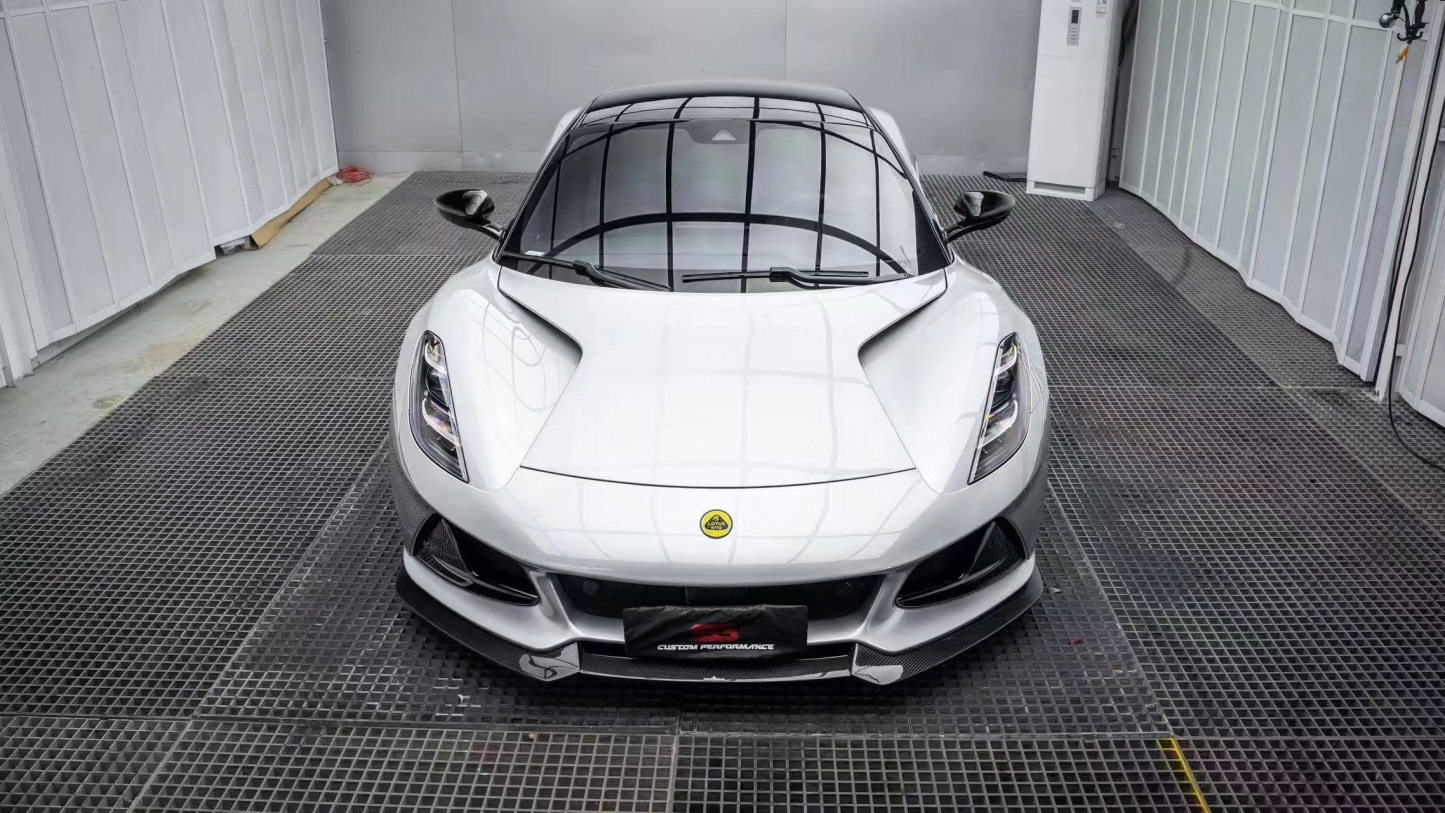 Lotus Emira Ocean Design Style Dry Carbon Parts - styling view