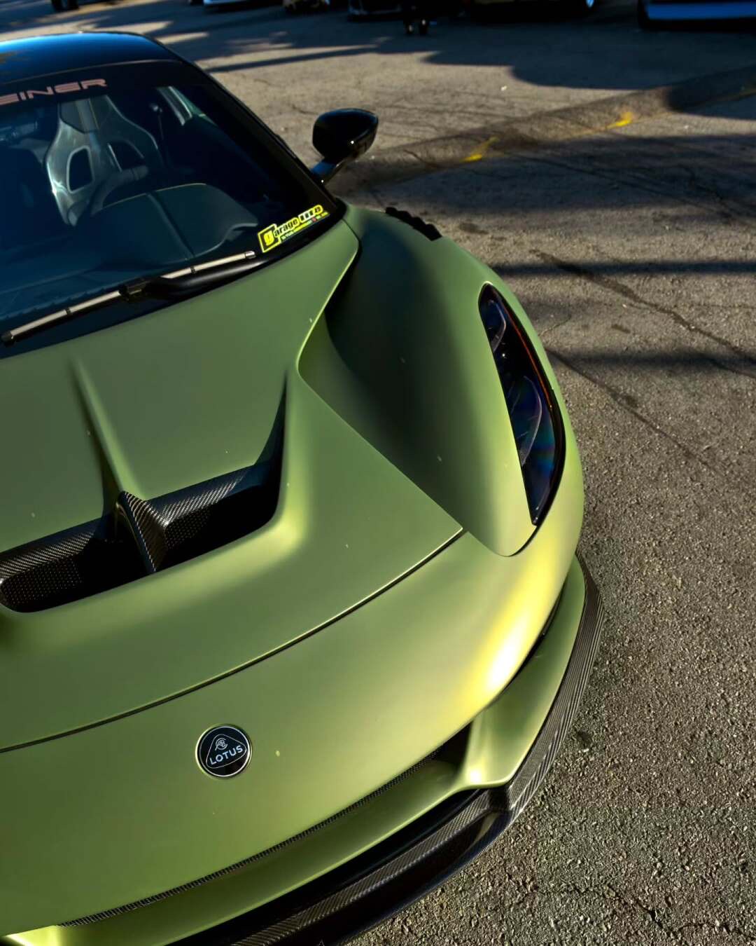 Lotus Emira V Style Dry Carbon Parts - styling view
