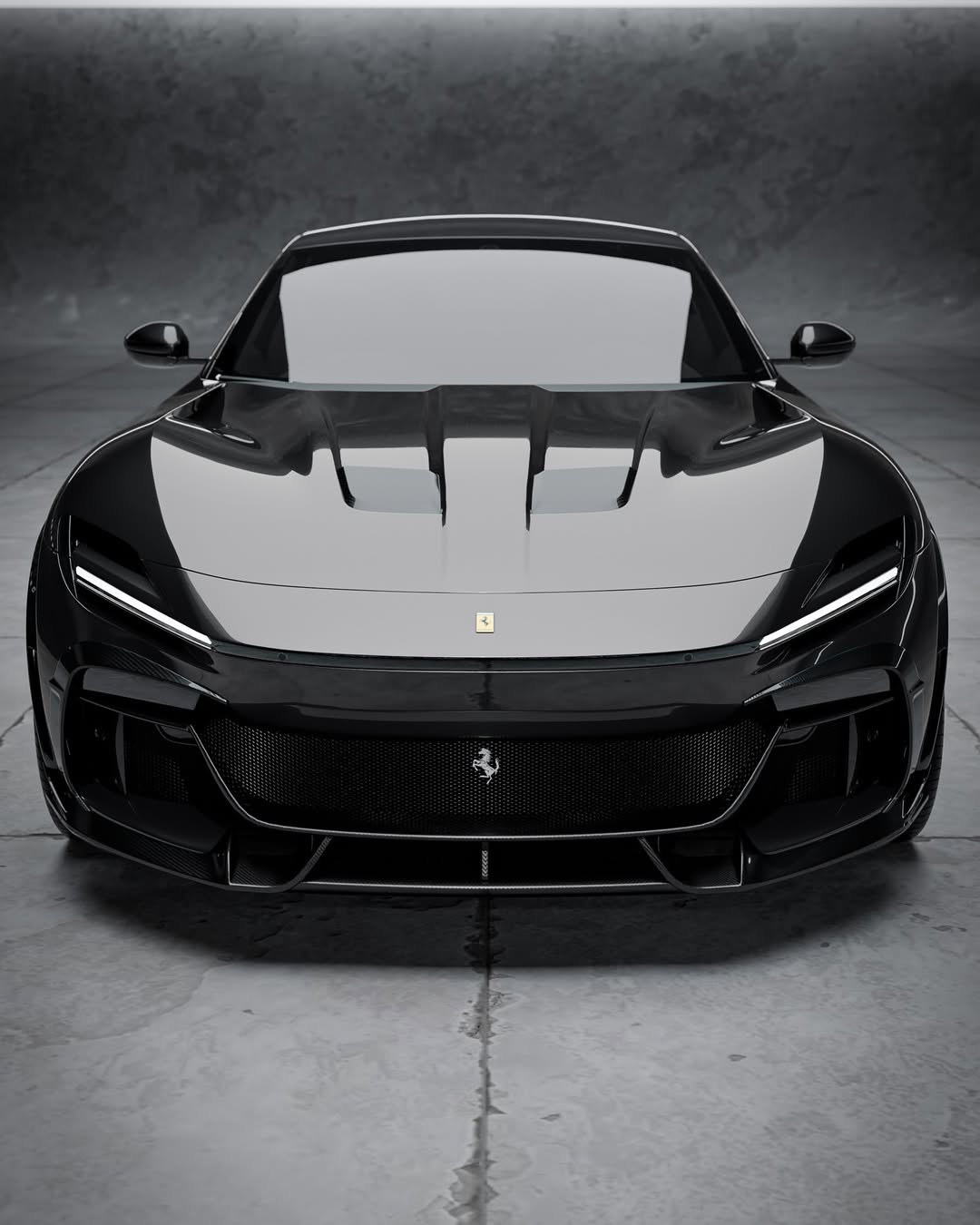 Ferrari Purosangue Ocean Design Style Dry Carbon Parts - styling view