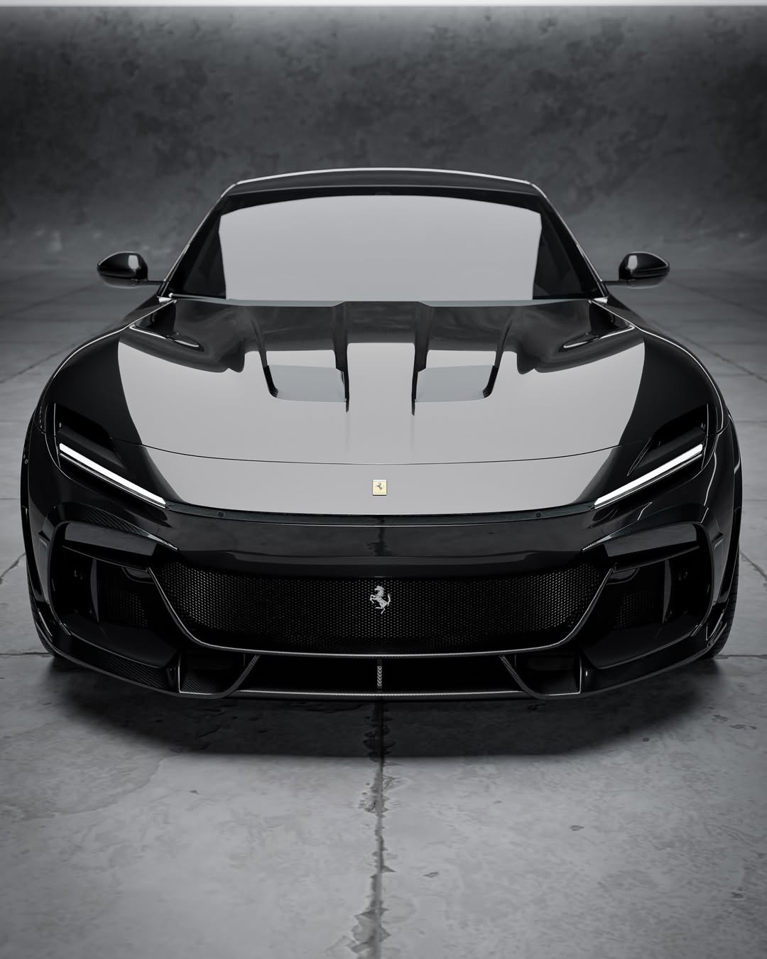 Ferrari Purosangue Ocean Design Style Dry Carbon Parts - styling view