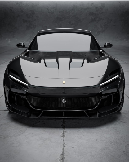 Ferrari Purosangue Ocean Design Style Dry Carbon Parts - styling view