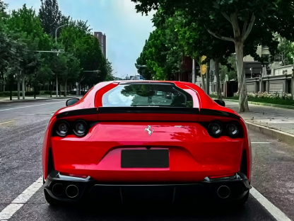 Ferrari 812 N Style Dry Carbon Parts - styling view